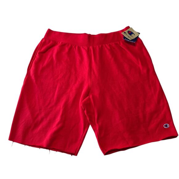Champion Reverse Weave Retro 90’s Sweat Shorts Red Sz XXL - Picture 1 of 6